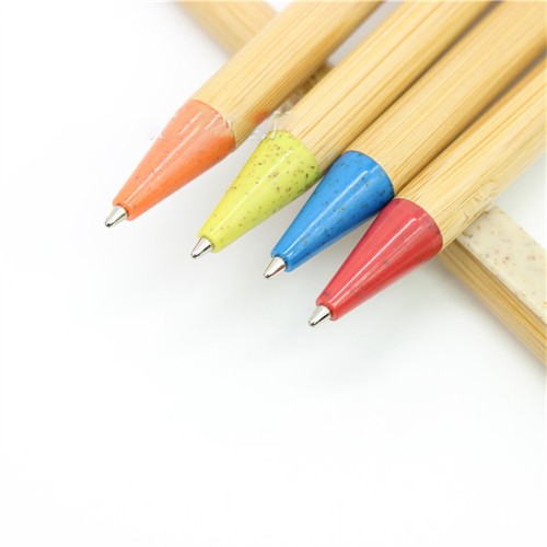 Natural Bamboo Pen Wooden Ball Pen Writing Pen Customized logo for Promotional Gifts
