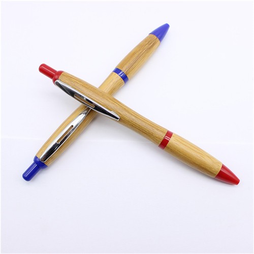 Natural Bamboo Pen Wooden Ball Pen Writing Pen Customized logo for Promotional Gifts