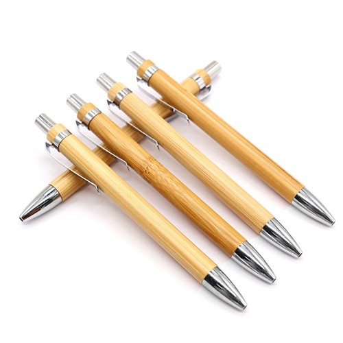 Sustainable Bamboo Ball Pen Touch-Screen Pen Writing Pen Wooden Model Customized logo for Promotion