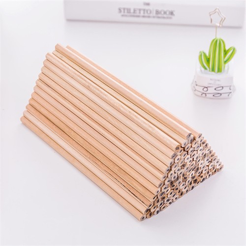 Ecofriendly Wooden Pencil Natural Wood Pen Writing Pencil Customized logo for Promotional Gifts