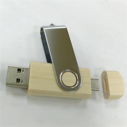 2in1 Classic Twister USB Stick Wooden USB Flash Drive OTG USB Phone USB Swivel USB Bamboo Model Customized logo for Gifts