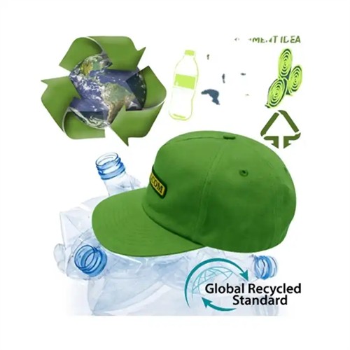 Sustainable RPET Fabric Cap Eco Cap Ecofriendly Cap Custom logo Baseball Cap Promotional Cap for Gifts 