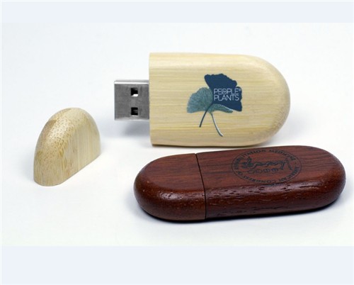 Custom USB Flash Drive Bamboo or Wood USB Stick with logo for Promotion 