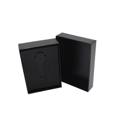 Customized Gift Box Black cardboard box Black Paper Box Black Cover Box for Promotion