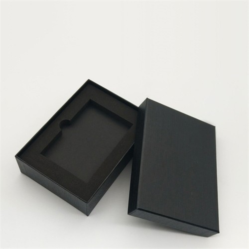 Customized Gift Box Black cardboard box Black Paper Box Black Cover Box for Promotion