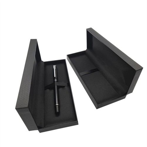 Customized Gift Box Pen box Watch Box Black Paper Box Black Cover Box Different designs for Promotion