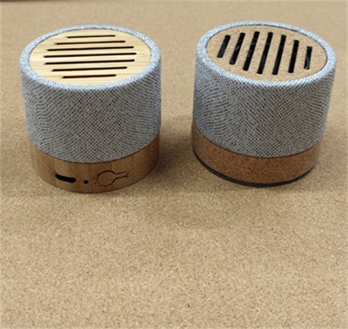 Sustainable RPET Portable Speaker Wireless Speaker Customized Bluetooth Speaker Bamboo model Wooden Speaker for Gifts