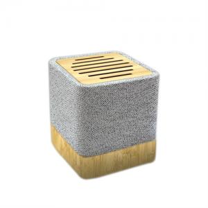 Sustainable RPET Bluetooth Speaker Wireless Speaker Customized Bamboo Speaker Wood model for Promotional Gifts