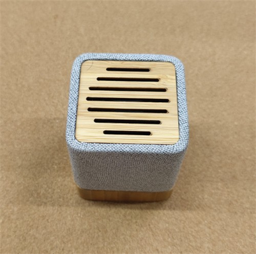 Sustainable RPET Bluetooth Speaker Wireless Speaker Customized Bamboo Speaker Wood model for Promotional Gifts