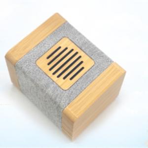 RPET Wireless Speaker Bluetooth Speaker Customized Bamboo Portable Speaker Wooden model for Promotion