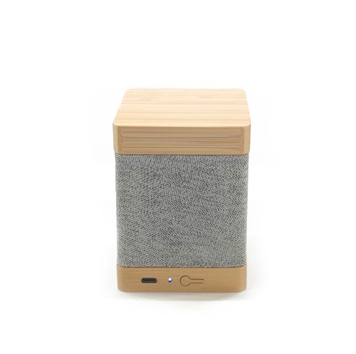RPET Wireless Speaker Bluetooth Speaker Customized Bamboo Portable Speaker Wooden model for Promotion