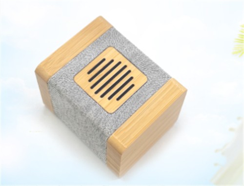 RPET Wireless Speaker Bluetooth Speaker Customized Bamboo Portable Speaker Wooden model for Promotion