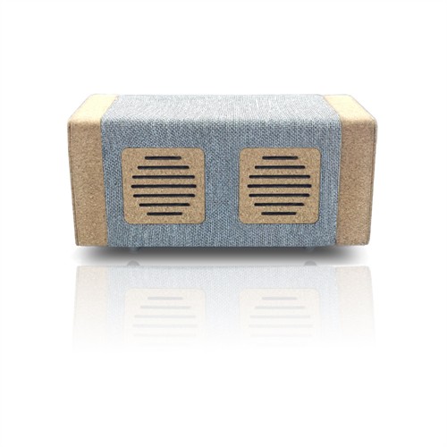 Latest Dual Channel Sound Speaker RPET Bluetooth Speaker Portable Wireless Speaker Cork model Custom Logo for Promotional Gifts