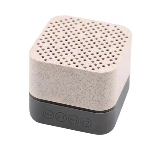 Recycled Wheat Straw Portable Speaker Wireless Speaker Customized Bluetooth Speaker model for Gifts