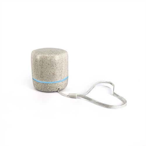 Ecofriendly USB Phone Speaker Wireless Speaker Customized Bluetooth Speaker Portable Wheat Straw model for Gifts