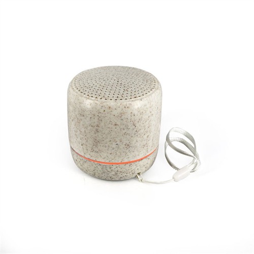 Ecofriendly USB Phone Speaker Wireless Speaker Customized Bluetooth Speaker Portable Wheat Straw model for Gifts