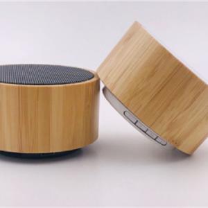 Bluetooth Speaker Portable Speaker Wooden Wireless Speaker Bamboo model Customized logo for Promotion