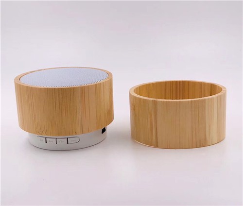 Wireless Bluetooth Speaker Portable Speaker Wooden Speaker Bamboo model Customized logo for Promotion