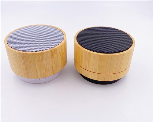 Wireless Bluetooth Speaker Portable Speaker Wooden Speaker Bamboo model Customized logo for Promotion