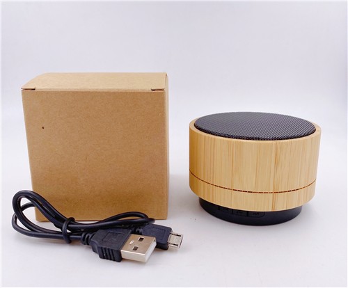 Wireless Bluetooth Speaker Portable Speaker Wooden Speaker Bamboo model Customized logo for Promotion