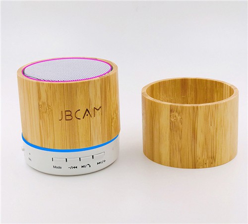 Promotional Portable Speaker Wireless Bluetooth Speaker Phone Speaker Wooden or Bamboo model Customized logo for Gifts