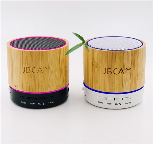 Promotional Portable Speaker Wireless Bluetooth Speaker Phone Speaker Wooden or Bamboo model Customized logo for Gifts