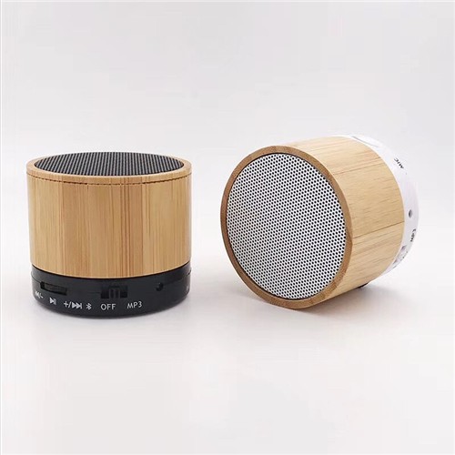 Portable Speaker Wireless Bluetooth Speaker Phone Speaker Wooden and Bamboo model OEM logo for Promotional Gifts