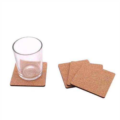 Promotional Cork Mat Soft Wood Coaster Sustainable Cork Coaster Cork Mouse Pad Customized Shape with Logo for Gifts