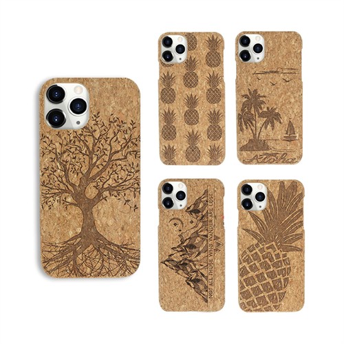 Promotional Soft Wood Phone Cover Sustainable Cork Phone Case Customized Logo for Promotional Gifts