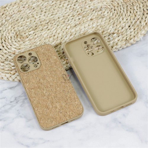 Promotional Soft Wood Phone Cover Sustainable Cork Phone Case Customized Logo for Promotional Gifts