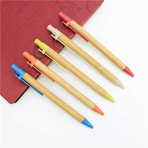 Natural Bamboo Pen Wooden Ball Pen Writing Pen Customized logo for Promotional Gifts