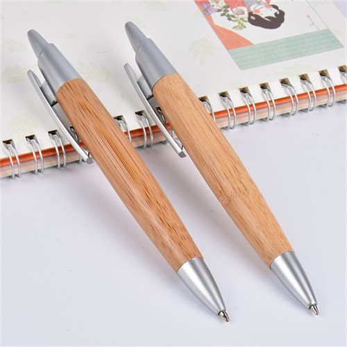 Natural Bamboo Pen Wooden Ball Pen Writing Pen Customized logo for Promotional Gifts