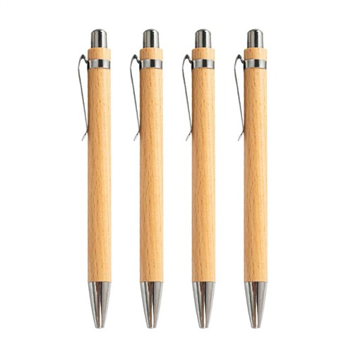 Sustainable Bamboo Ball Pen Touch-Screen Pen Writing Pen Wooden Model Customized logo for Promotion