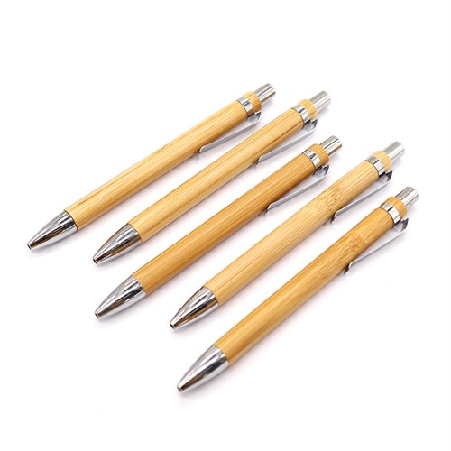 Sustainable Bamboo Ball Pen Touch-Screen Pen Writing Pen Wooden Model Customized logo for Promotion