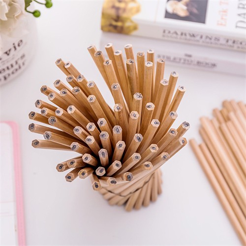 Ecofriendly Wooden Pencil Natural Wood Pen Writing Pencil Customized logo for Promotional Gifts