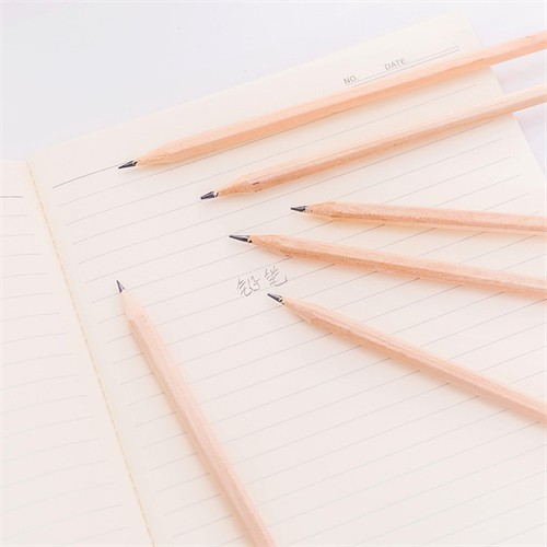 Ecofriendly Wooden Pencil Natural Wood Pen Writing Pencil Customized logo for Promotional Gifts