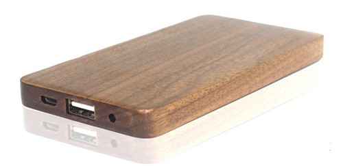 Custom Powerbank Phone Charger Portable Power Bank  Wood Model or Bamboo Model Logo Printed or Engraved for Promotion