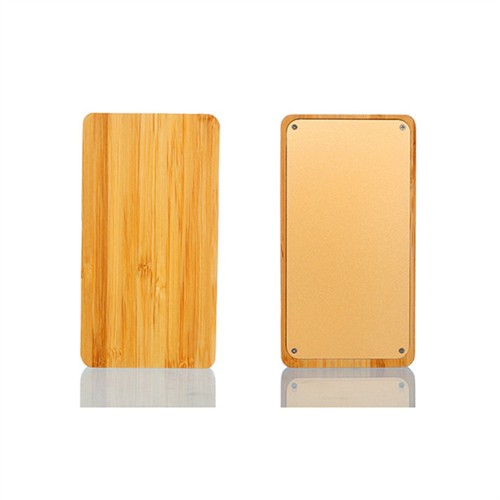 Custom Powerbank Phone Charger Portable Power Bank  Wood Model or Bamboo Model Logo Printed or Engraved for Promotion