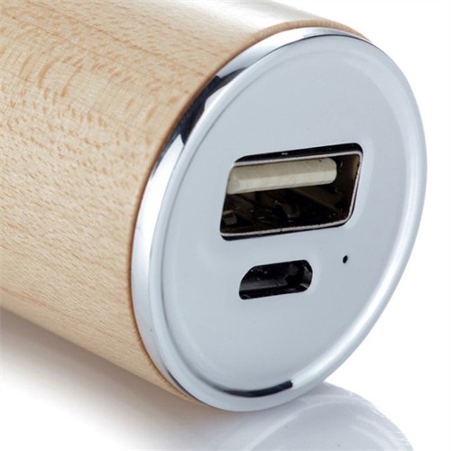 Powerbank Charger Bank Removable Wooden or Bamboo Power Supplier Customized logo for Promotion Gifts