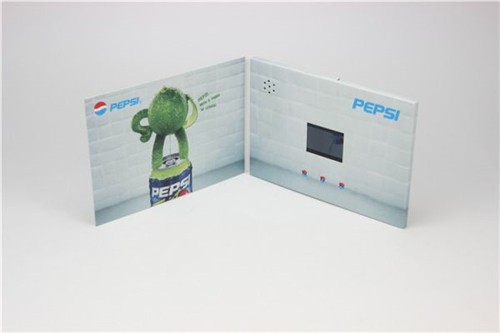 2.4inch Sound Card Video Brochure Video Greeting Card Video Invitation Card for Promotion Gifts