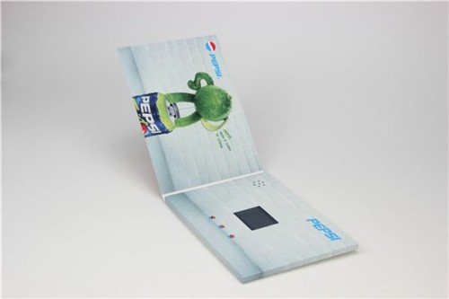 2.4inch Sound Card Video Brochure Video Greeting Card Video Invitation Card for Promotion Gifts