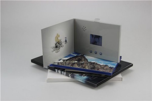2.4inch Sound Card Video Brochure Video Greeting Card Video Invitation Card for Promotion Gifts