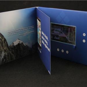 4.3inch Video Name Card Video Brochure Video Greeting Card Video Invitation Card Video Booklet for Promotion Gifts