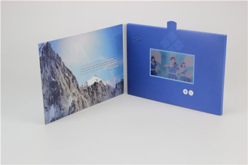 4.3inch Video Name Card Video Brochure Video Greeting Card Video Invitation Card Video Booklet for Promotion Gifts