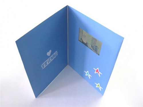 4.3inch Video Name Card Video Brochure Video Greeting Card Video Invitation Card Video Booklet for Promotion Gifts