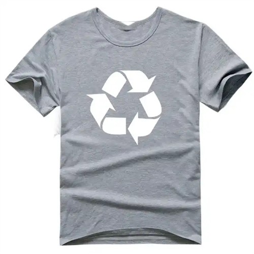 Custom Ecofriendly RPET Tshirt  Recycled Polyester T-shirt Unisex Sportwear for Promotion