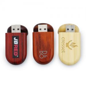 Custom USB Flash Drive Bamboo or Wood USB Stick with logo for Promotion 