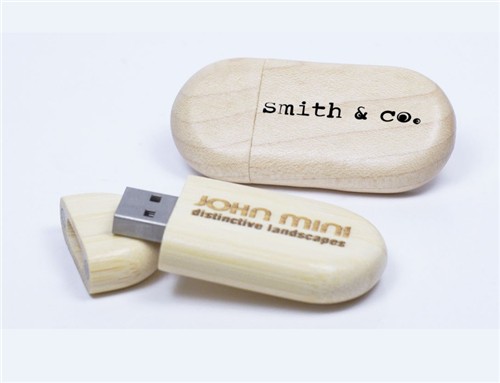 Custom USB Flash Drive Bamboo or Wood USB Stick with logo for Promotion 