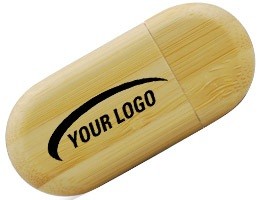 Custom USB Flash Drive Bamboo or Wood USB Stick with logo for Promotion 