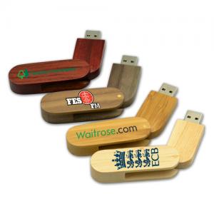 Most Popular USB Flash Drive Swivel USB Stick Bamboo or Wood USB Custom logo for Promotion Gift